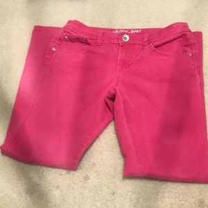 Pink jeans from justice